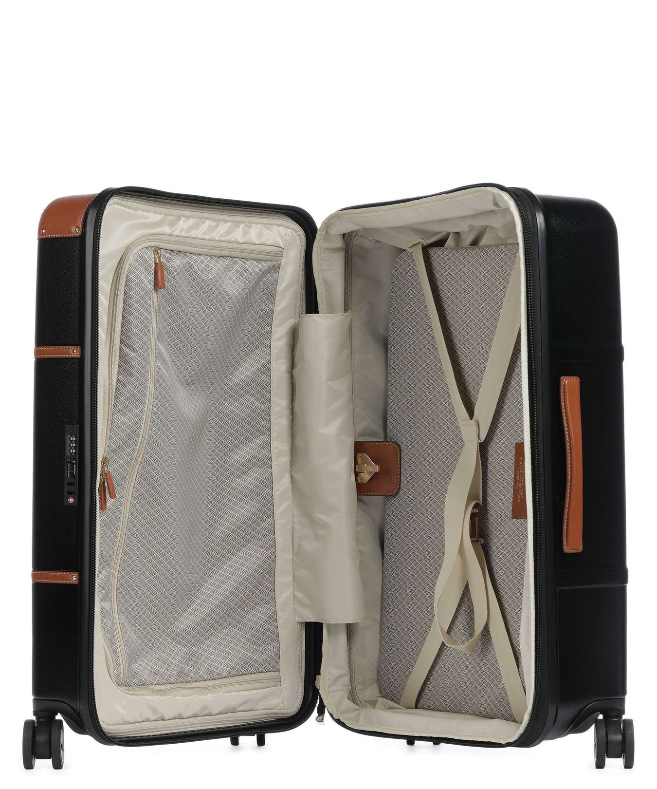 Brics Bellagio Spinner (4 wheels) black/tan