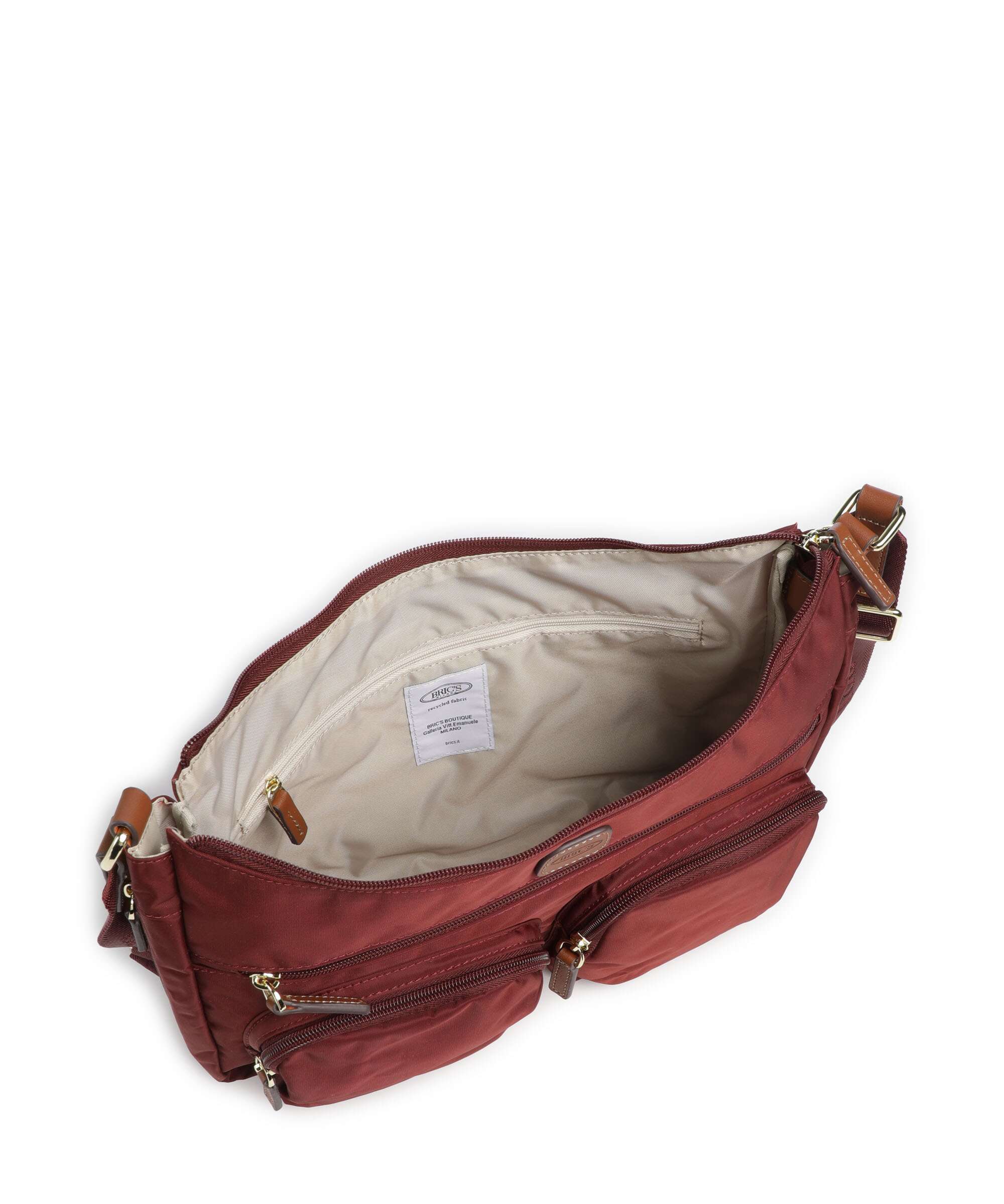 Brics X-Collection Shoulder bag bordeaux