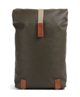 Brooks England Pickwick Cotton Canvas Small Rolltop ruksak moss