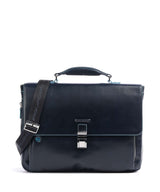 Piquadro Blue Square Briefcase blu