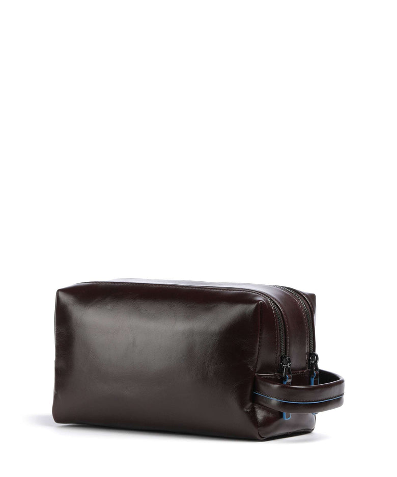 Piquadro Blue Square Toiletry bag mahogany