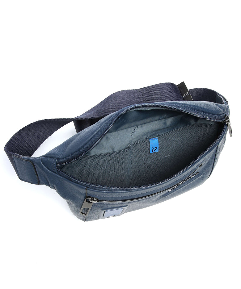 Piquadro Akron Fanny pack blue