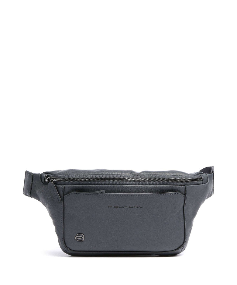 Piquadro Black Square Fanny pack blue ocean