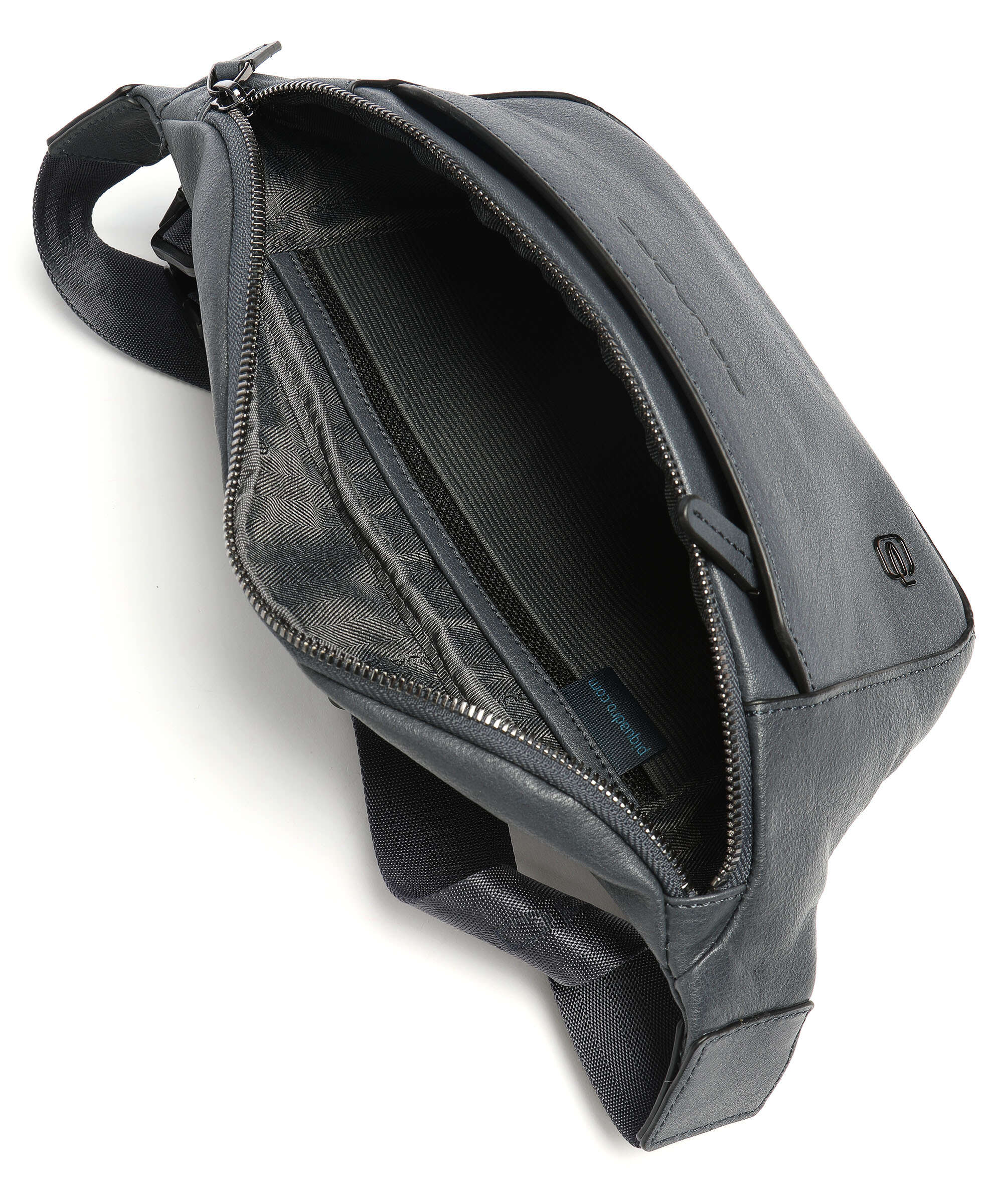 Piquadro Black Square Fanny pack blue ocean