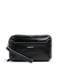Piquadro Blue Square Wristlet black