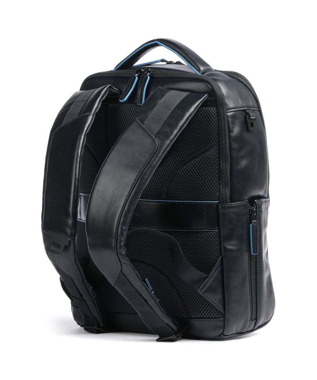 Piquadro Blue Square Revamp RFID Laptop backpack blue