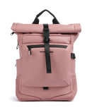 Piquadro Corner 2.0 Rolltop ruksak pink