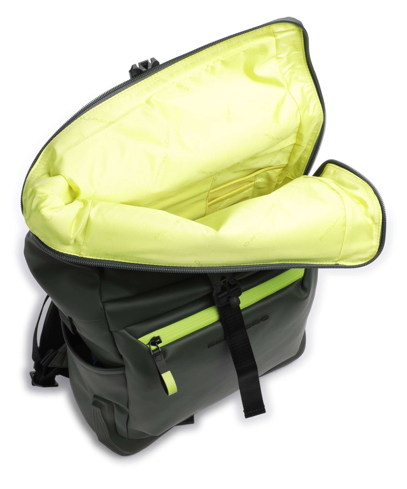 Piquadro Corner 2.0 Rolltop backpack green