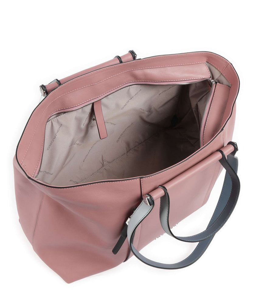 Piquadro Circle Tote bag rosa grigio