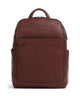 Piquadro Black Square Backpack tabacco