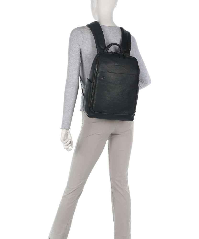 Piquadro Black Square Backpack nero
