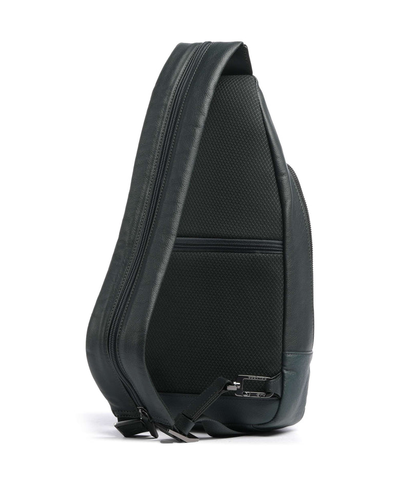 Piquadro Black Square Sling bag verde bosco/verde oliva