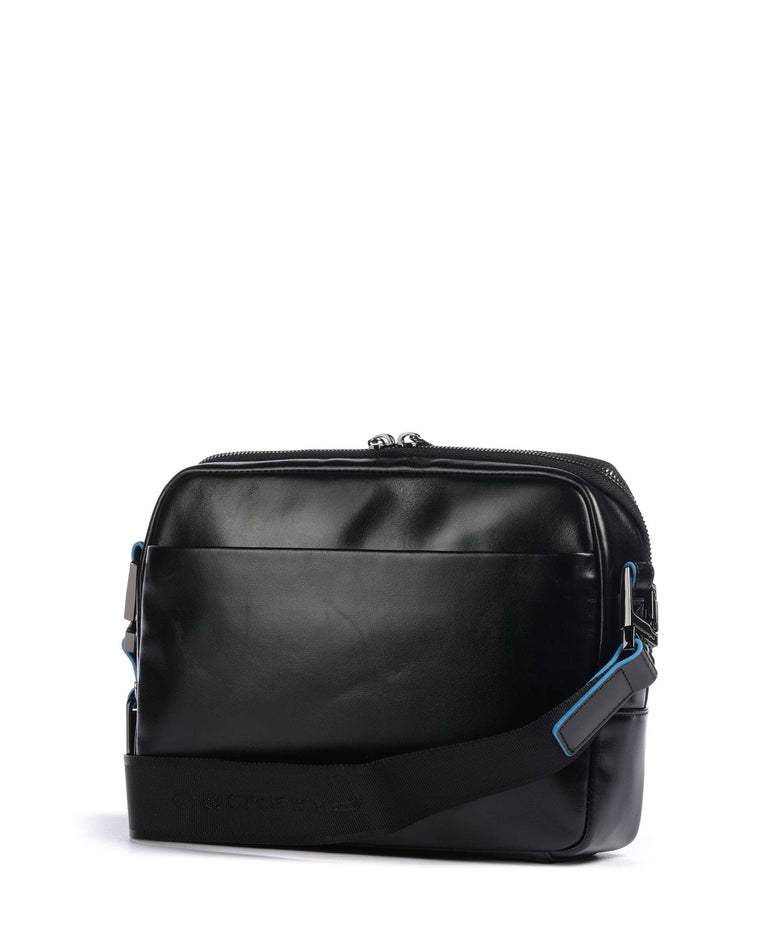 Piquadro Blue Square Crossbody bag nero