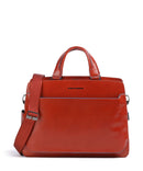 Piquadro Blue Square Briefcase tabacco
