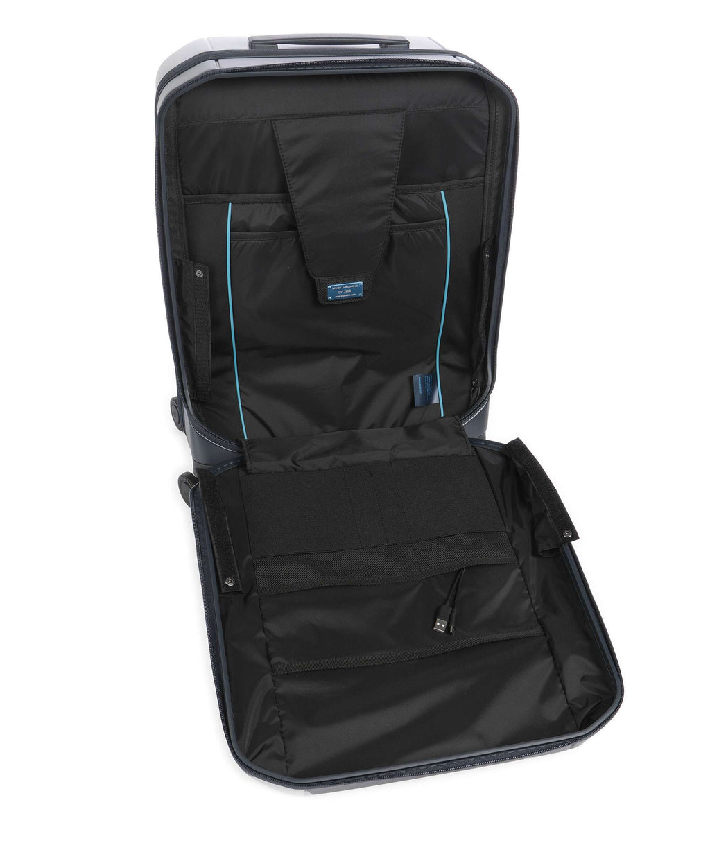Piquadro PQ-Light Spinner (4 wheels) mat blue
