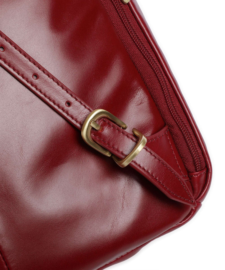 Piquadro Blue Square Backpack red