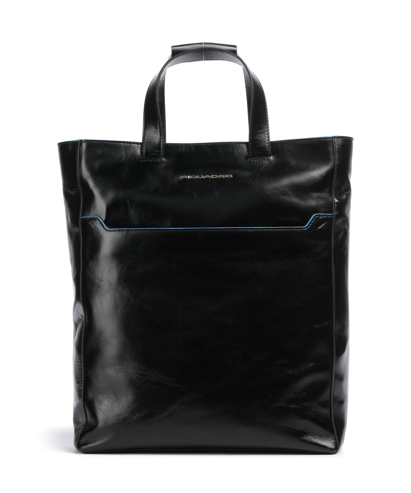 Piquadro Blue Square Hobo bag black
