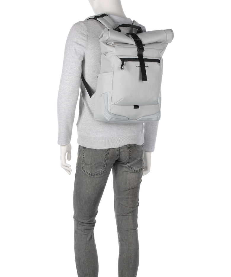 Piquadro Corner 2.0 2.0 Rolltop backpack white