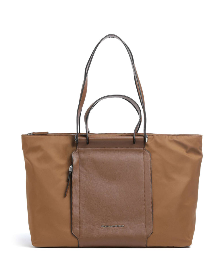 Piquadro W92T Tote bag cuoio