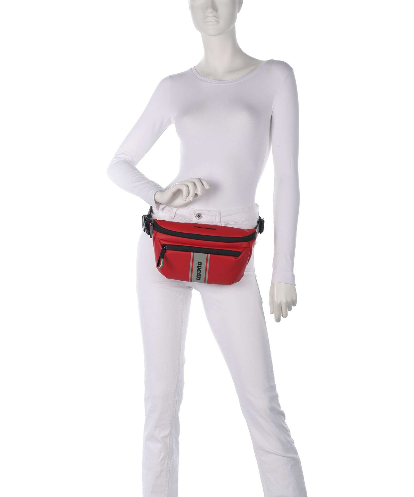 Piquadro Ducati C2OWD Fanny pack rosso