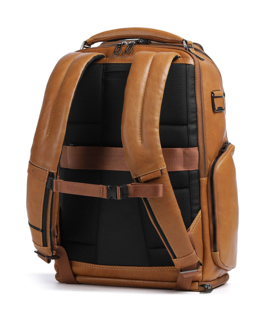 Piquadro Solm Travel backpack beige