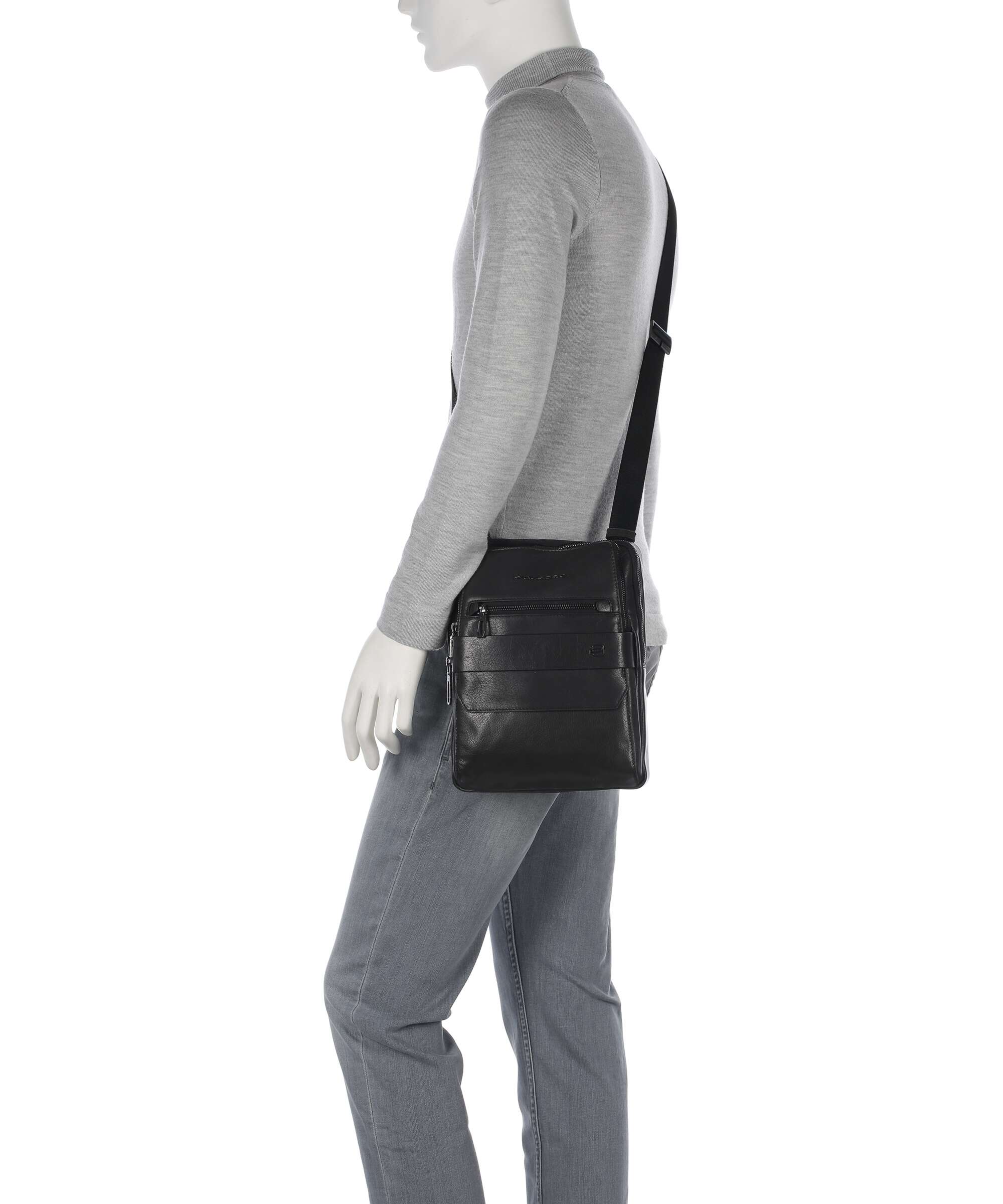 Piquadro Solm Crossbody bag black