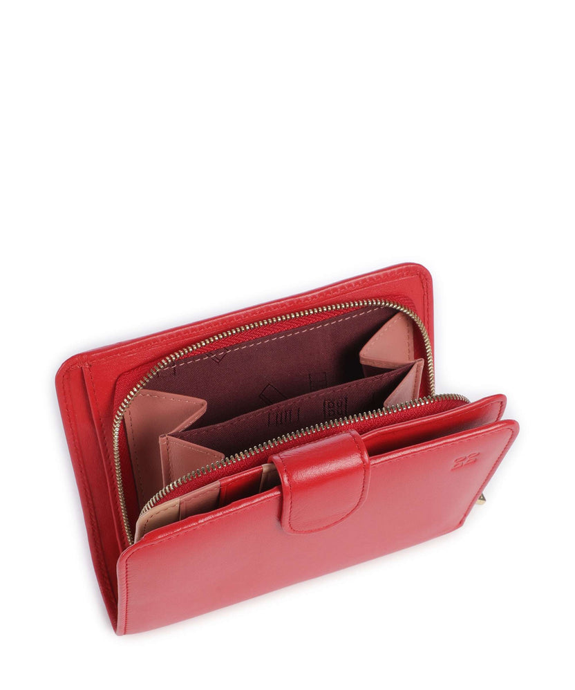 DuDu Bags Marbella RFID Wallet flame red