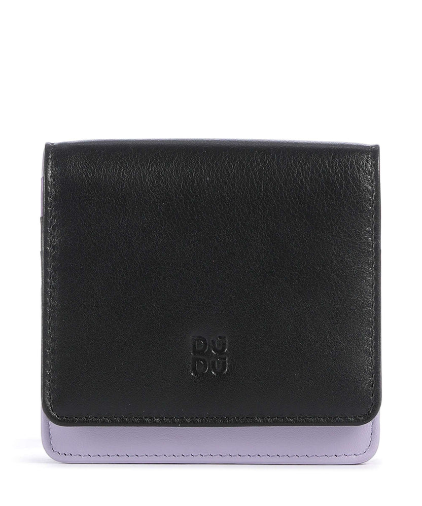 DuDu Bags Flores RFID Wallet black lavender