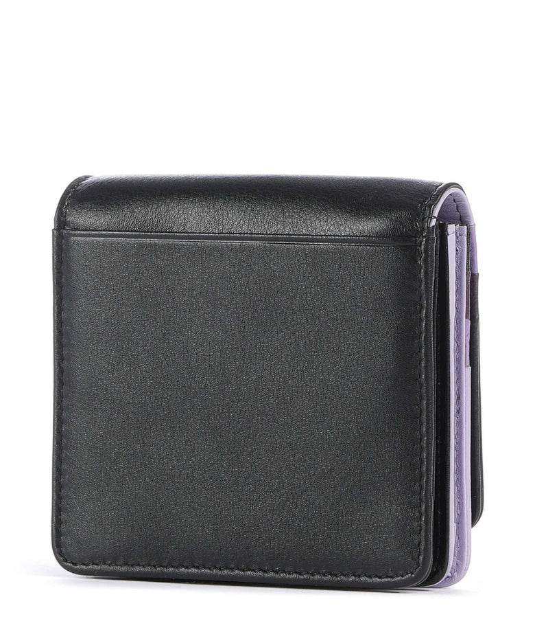 DuDu Bags Flores Wallet black lavender