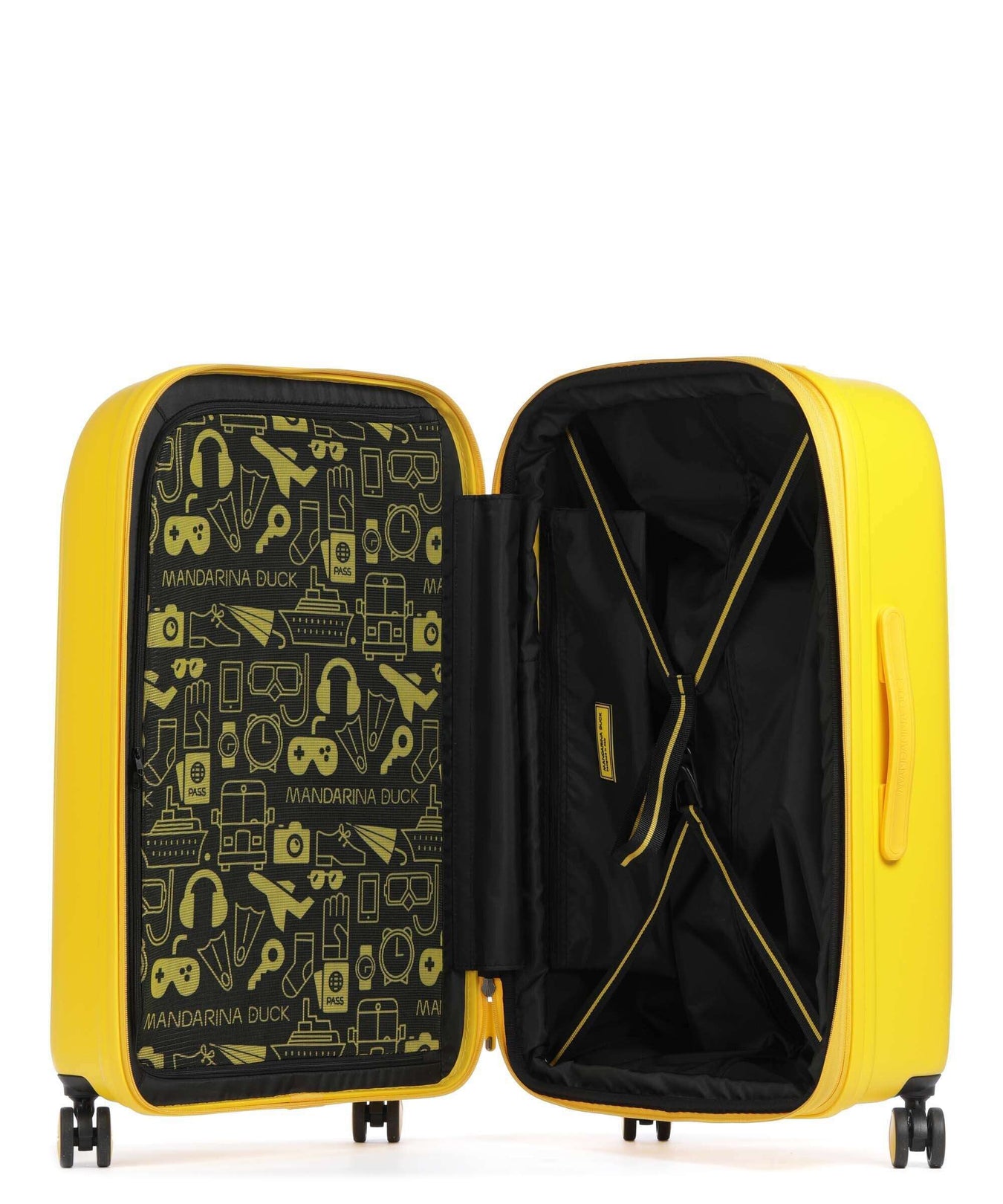 Mandarina Duck Logoduck+ Spinner (4 wheels) yellow