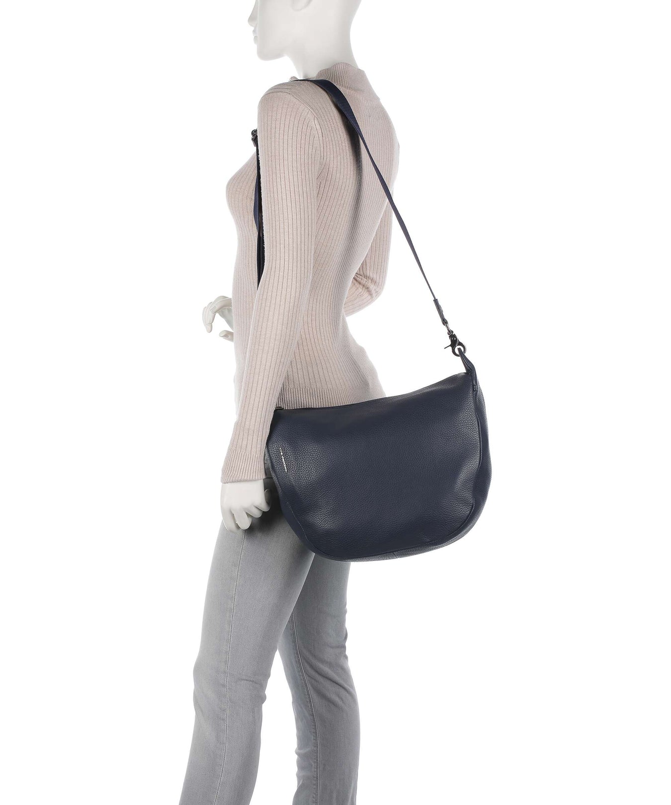 Mandarina Duck Mellow Leather Crossbody bag dress blue