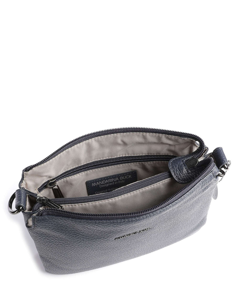 Mandarina Duck Mellow Leather Crossbody bag dress blue