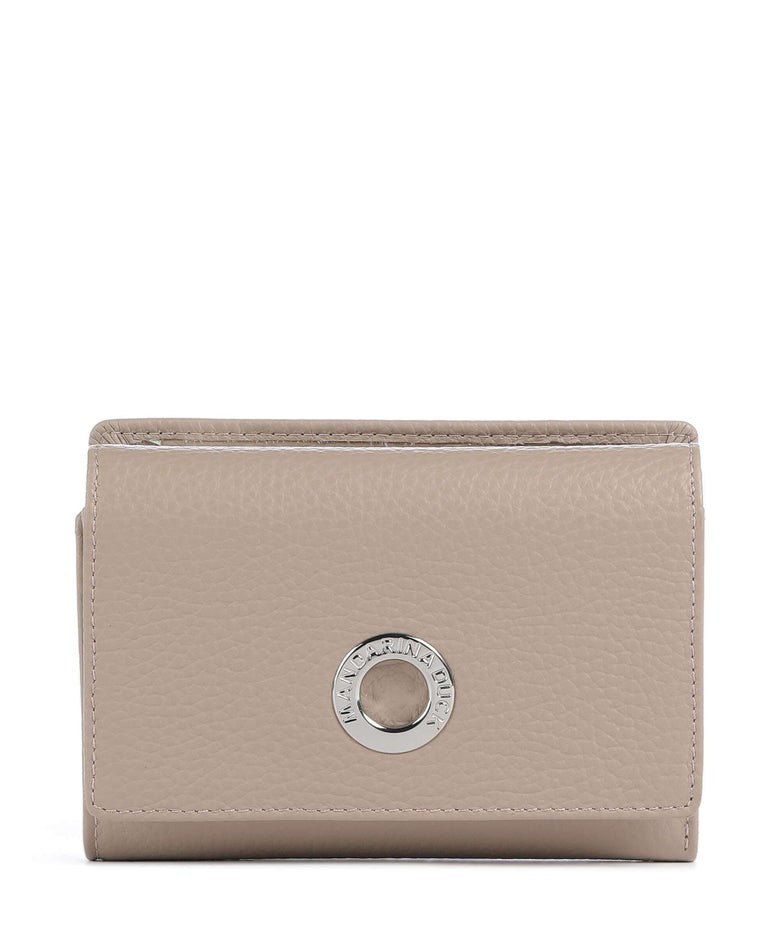 Mandarina Duck Mellow Leather Wallet warm taupe
