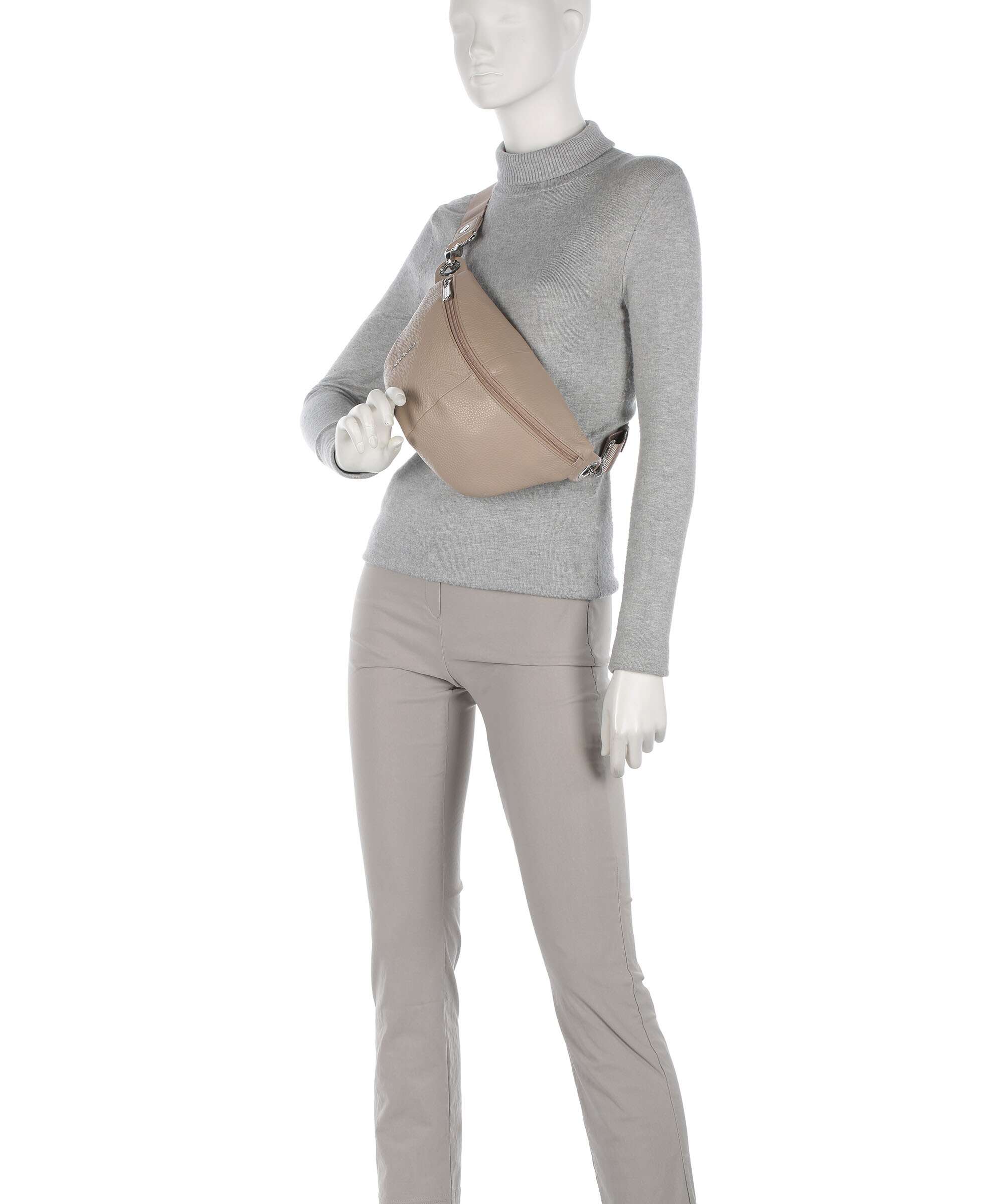 Mandarina Duck Mellow Leather Belt bag warm taupe