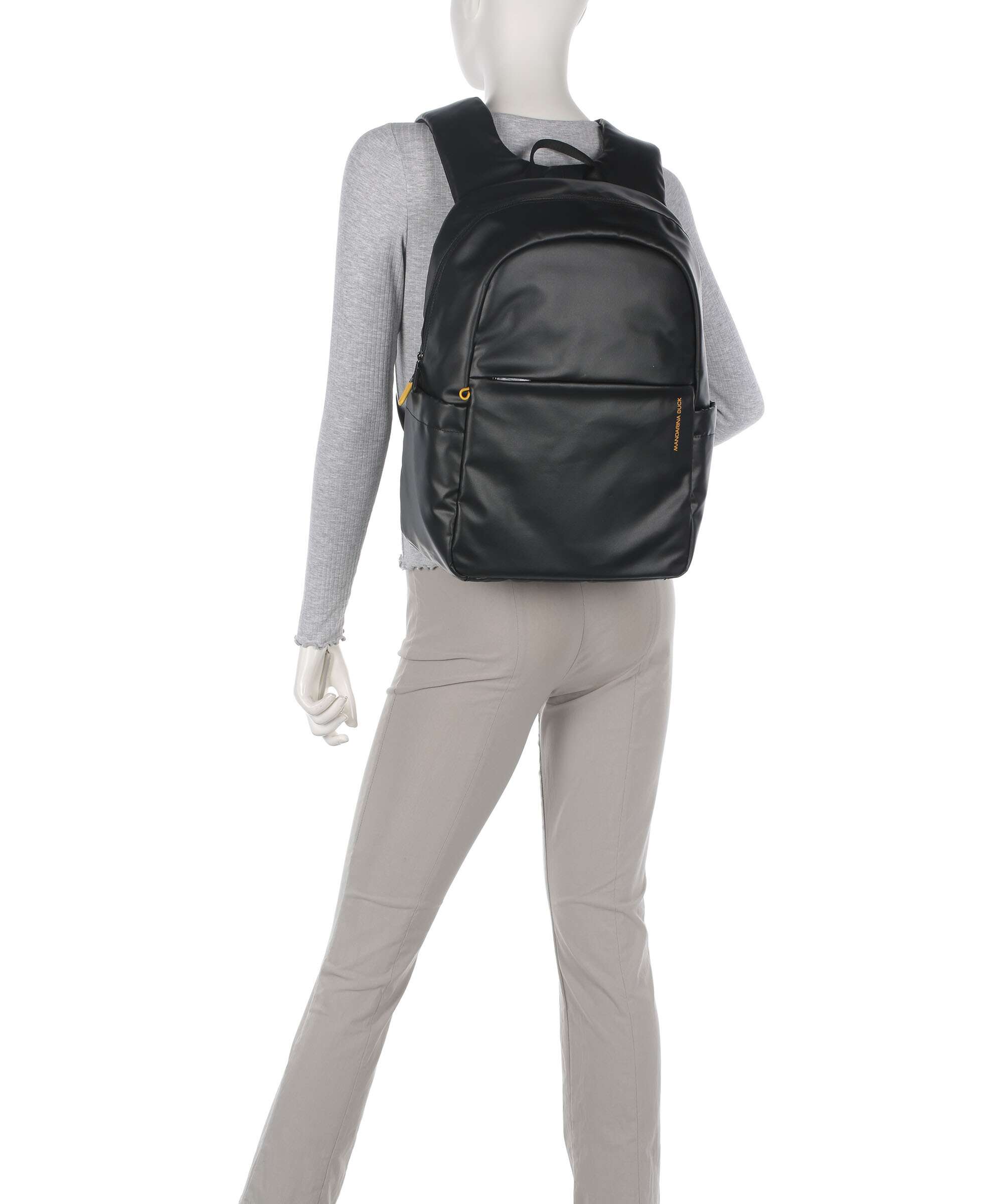 Mandarina Duck Eco Coated Laptop backpack black