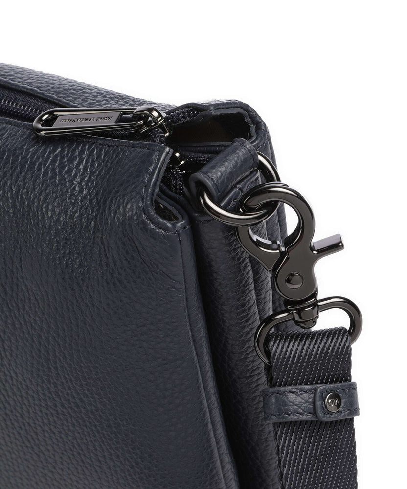 Mandarina Duck Mellow Leather Crossbody bag dress blue