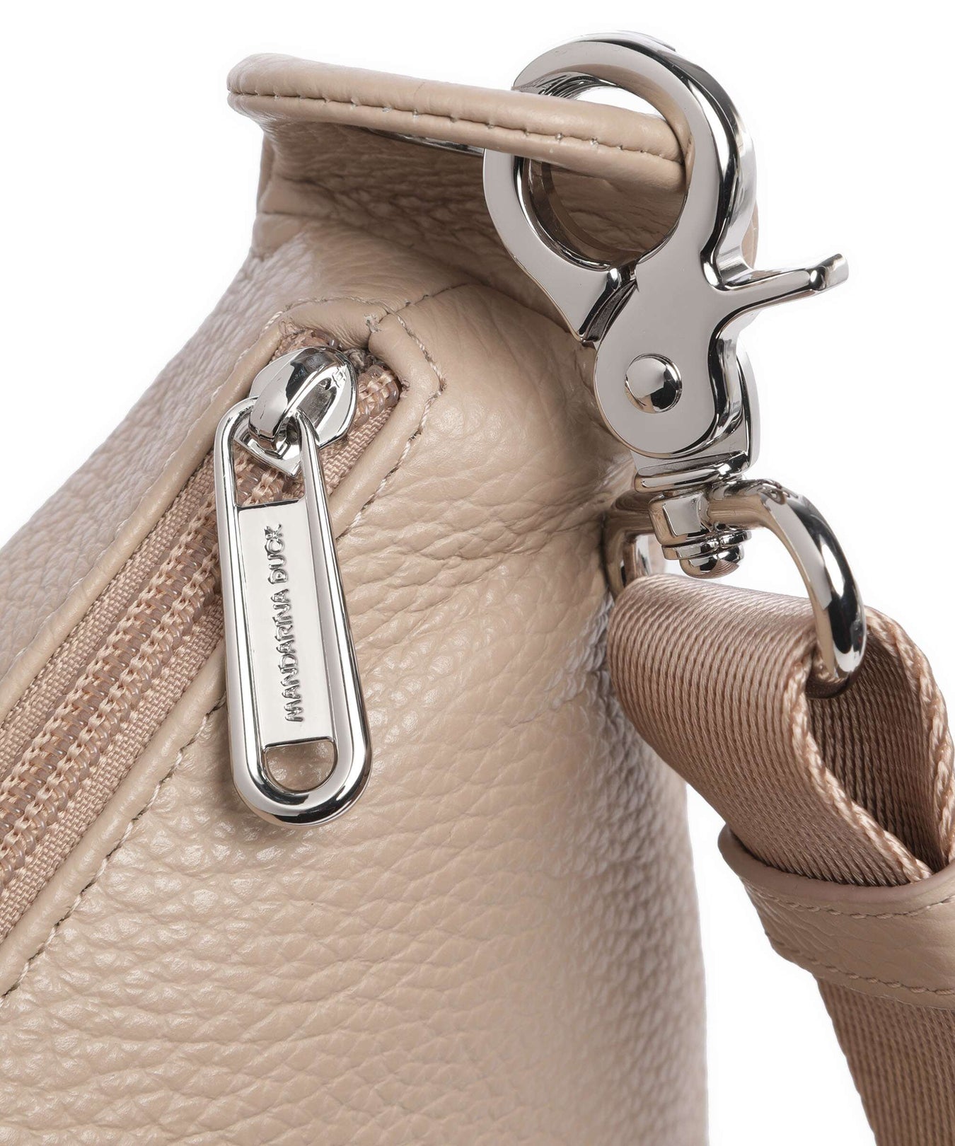 Mandarina Duck Mellow Leather Shoulder bag warm taupe