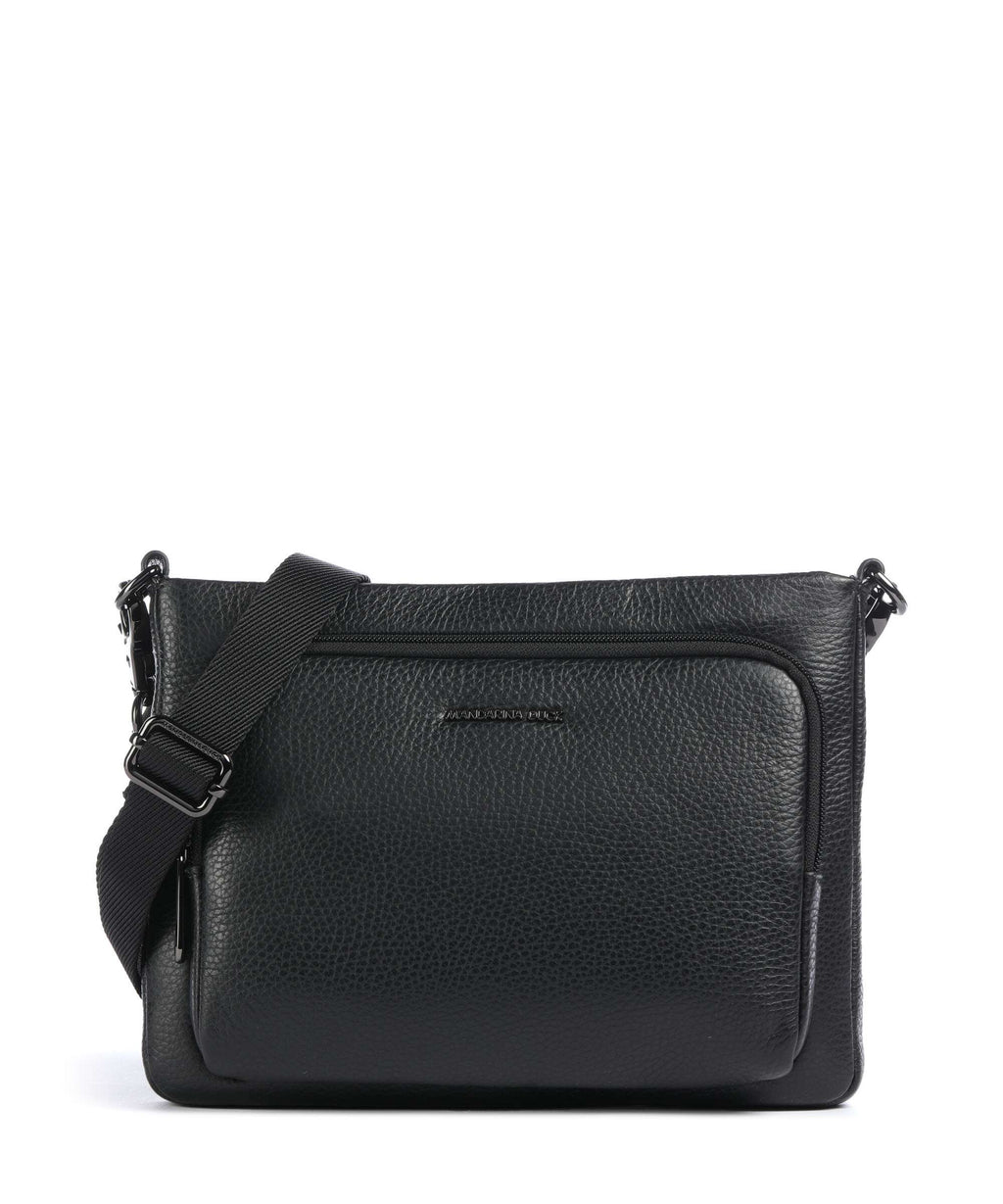 Mandarina Duck Mellow Leather Crossbody bag nero