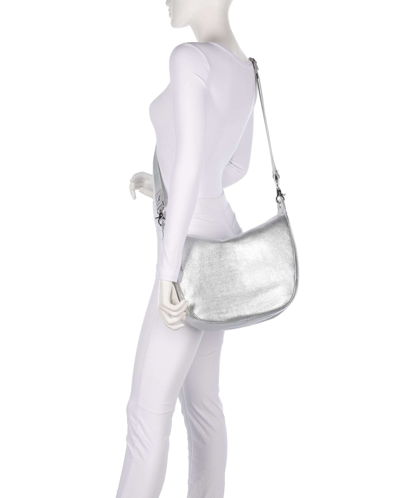 Mandarina Duck Mellow Metal Crossbody bag silver