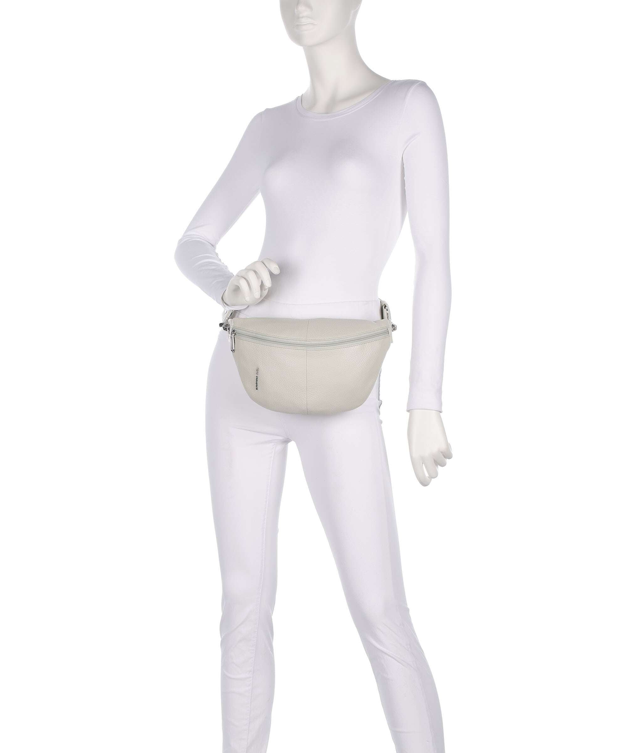 Mandarina Duck Mellow Leather Belt bag cashmere