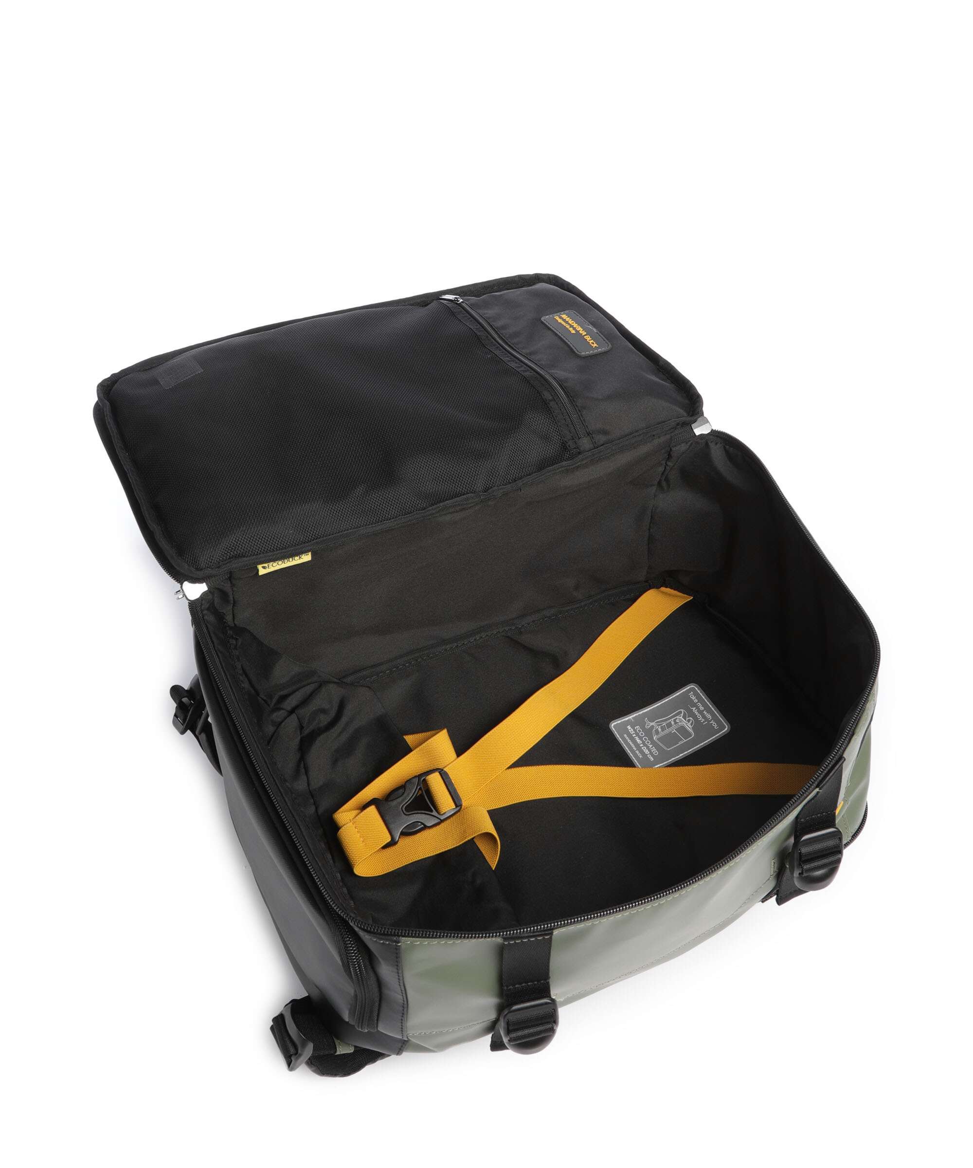Mandarina Duck Eco Coated Backpack pine green