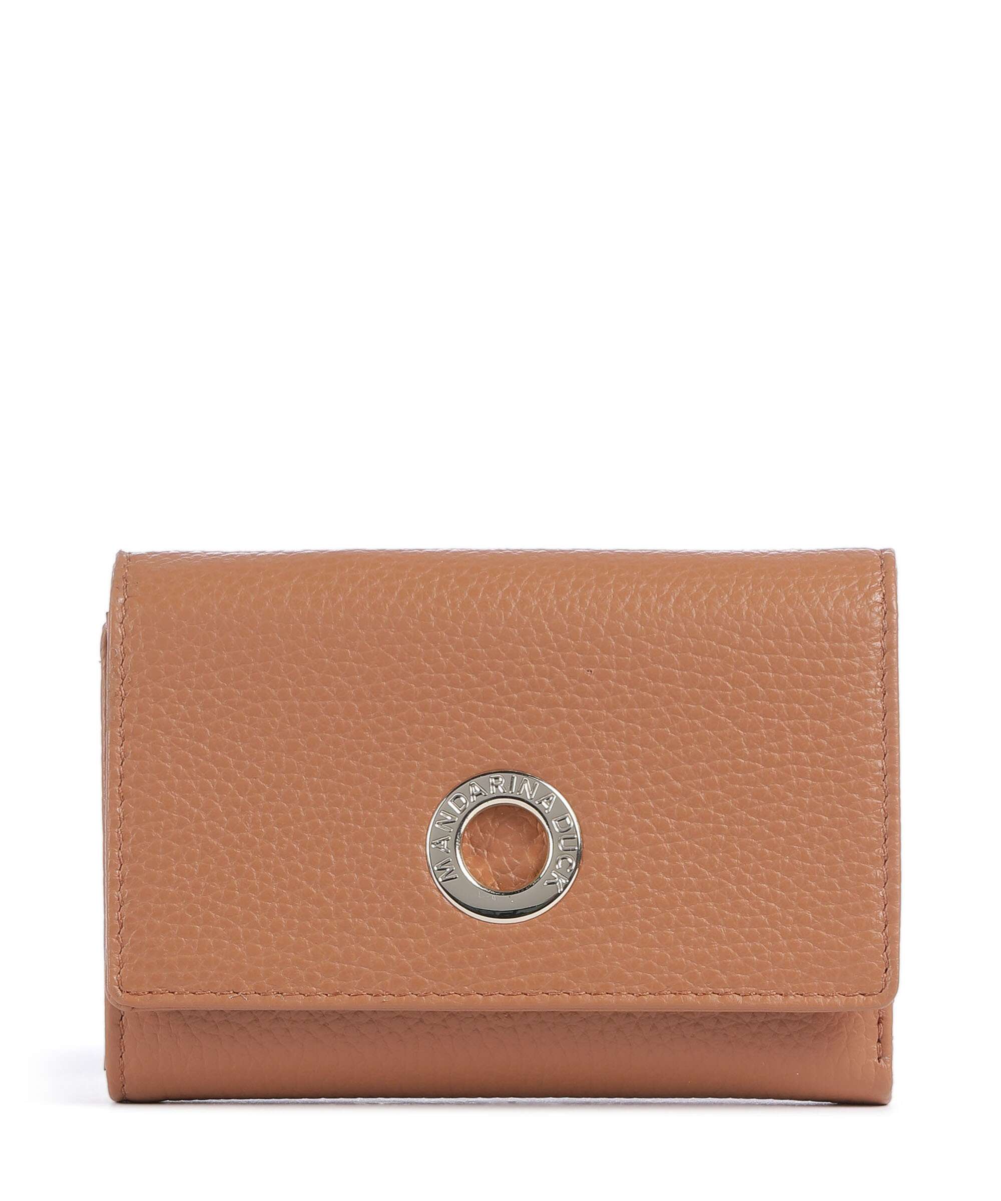 Mandarina Duck Mellow Leather Wallet pecan nut