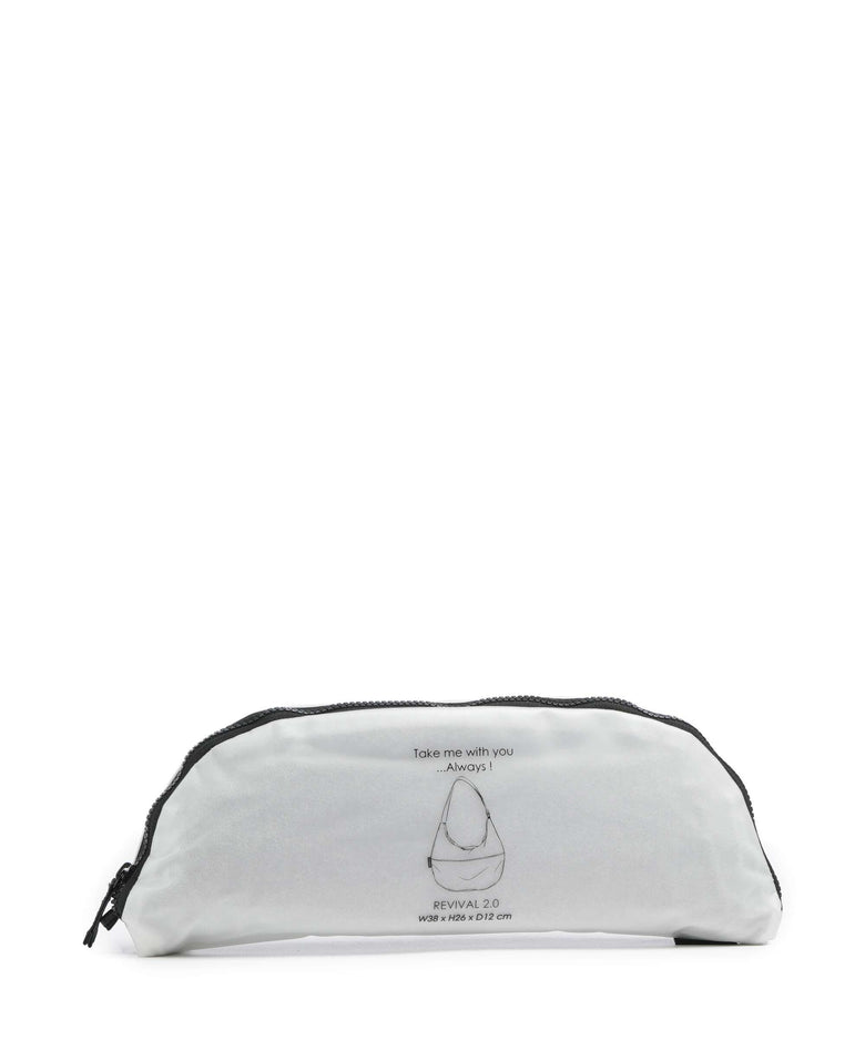 Mandarina Duck Revival 2.0 Hobo bag nero