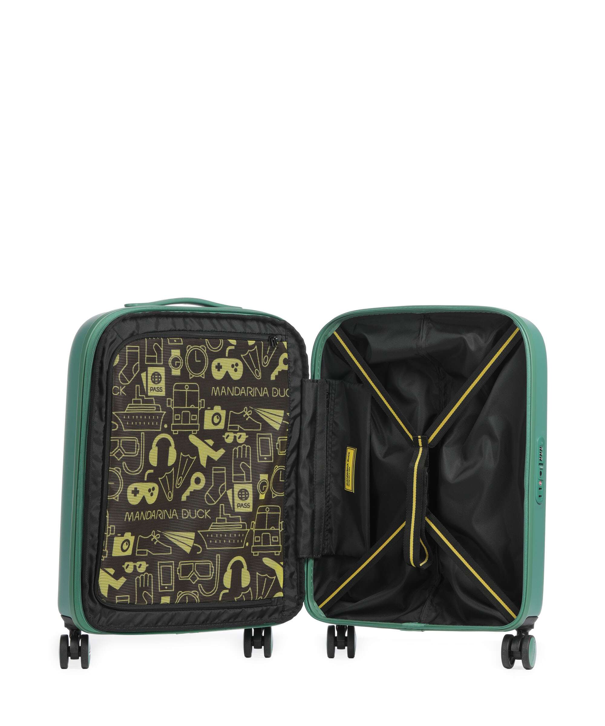 Mandarina Duck Logoduck+ Spinner (4 wheels) foliage green