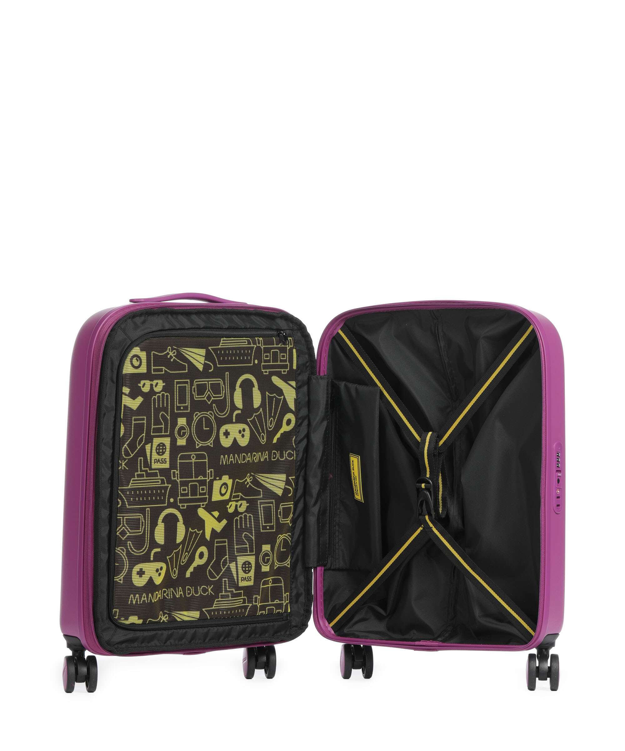 Mandarina Duck Logoduck+ Spinner (4 wheels) digital pink