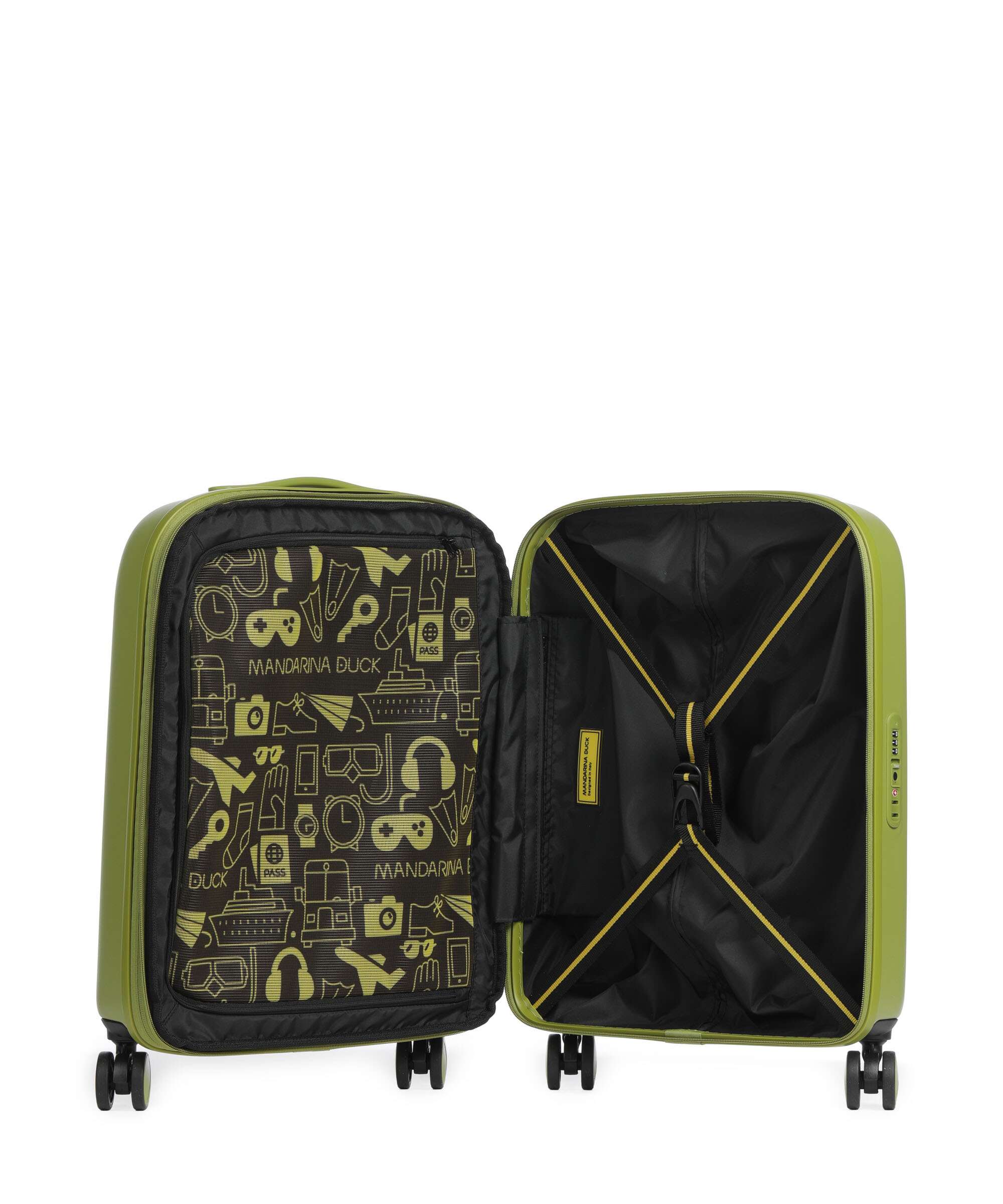 Mandarina Duck Logoduck+ Spinner (4 wheels) winter olive