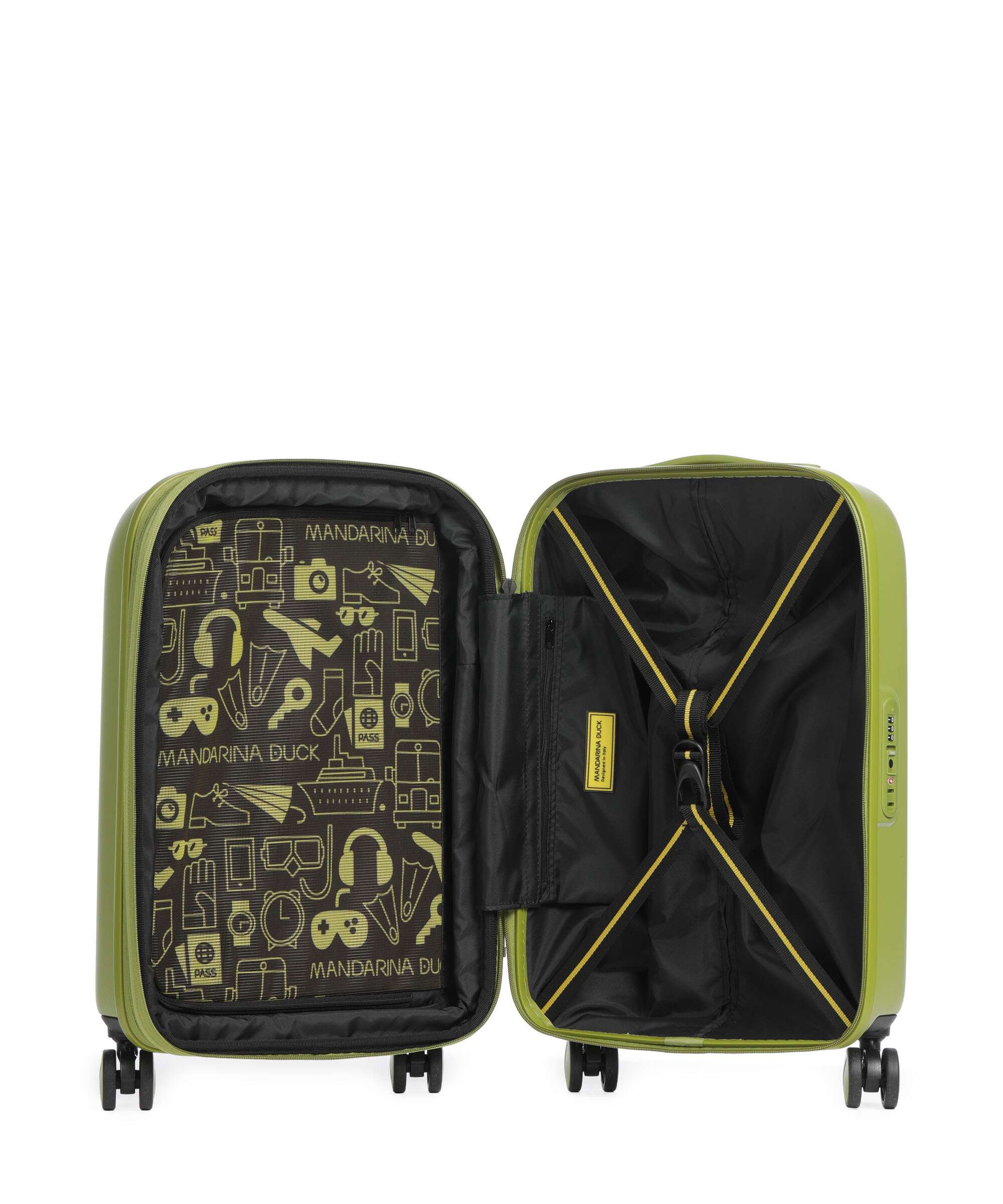 Mandarina Duck Logoduck+ Spinner (4 wheels) winter olive