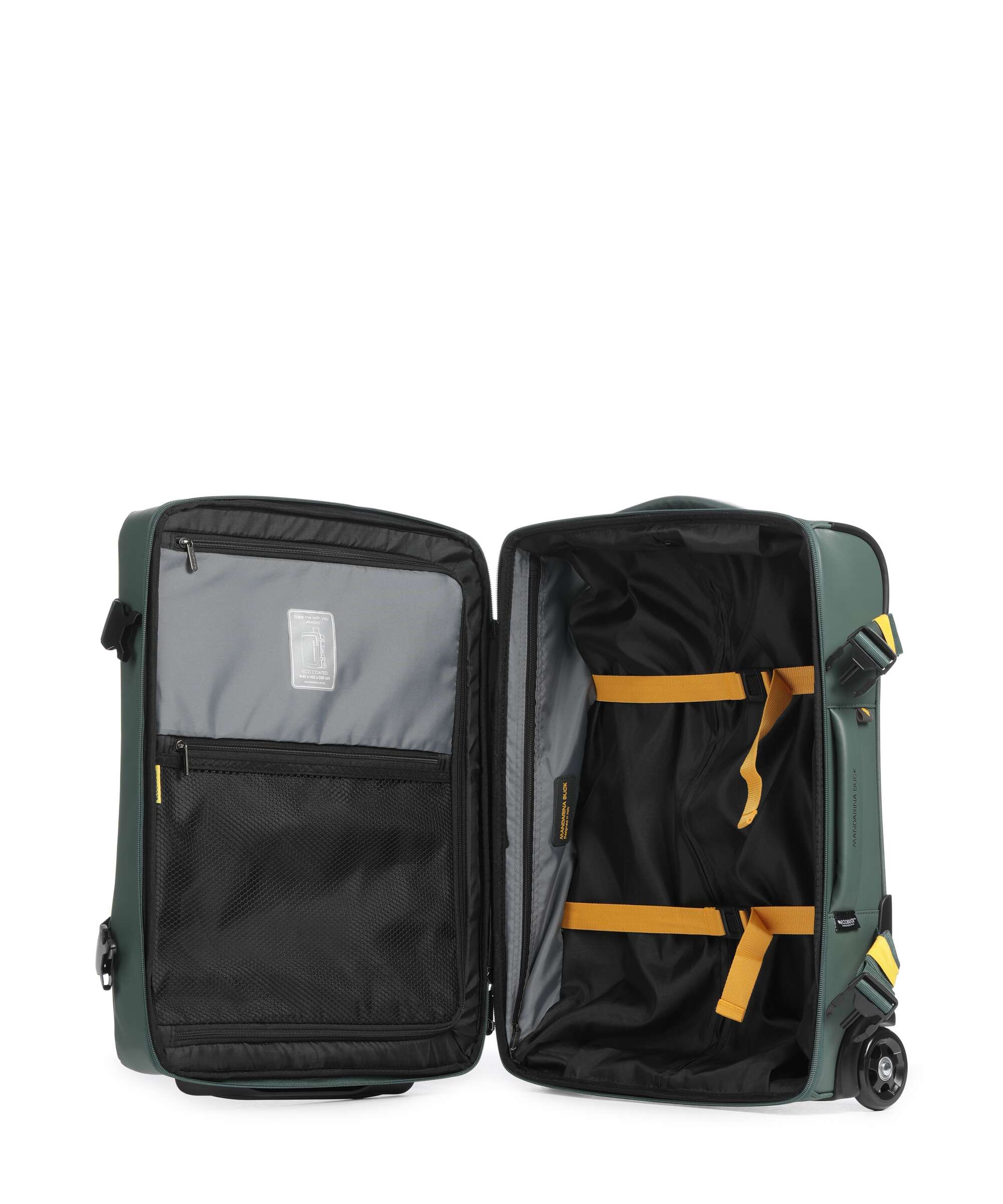 Mandarina Duck Eco Coated Trolley (2 wheels) deep green