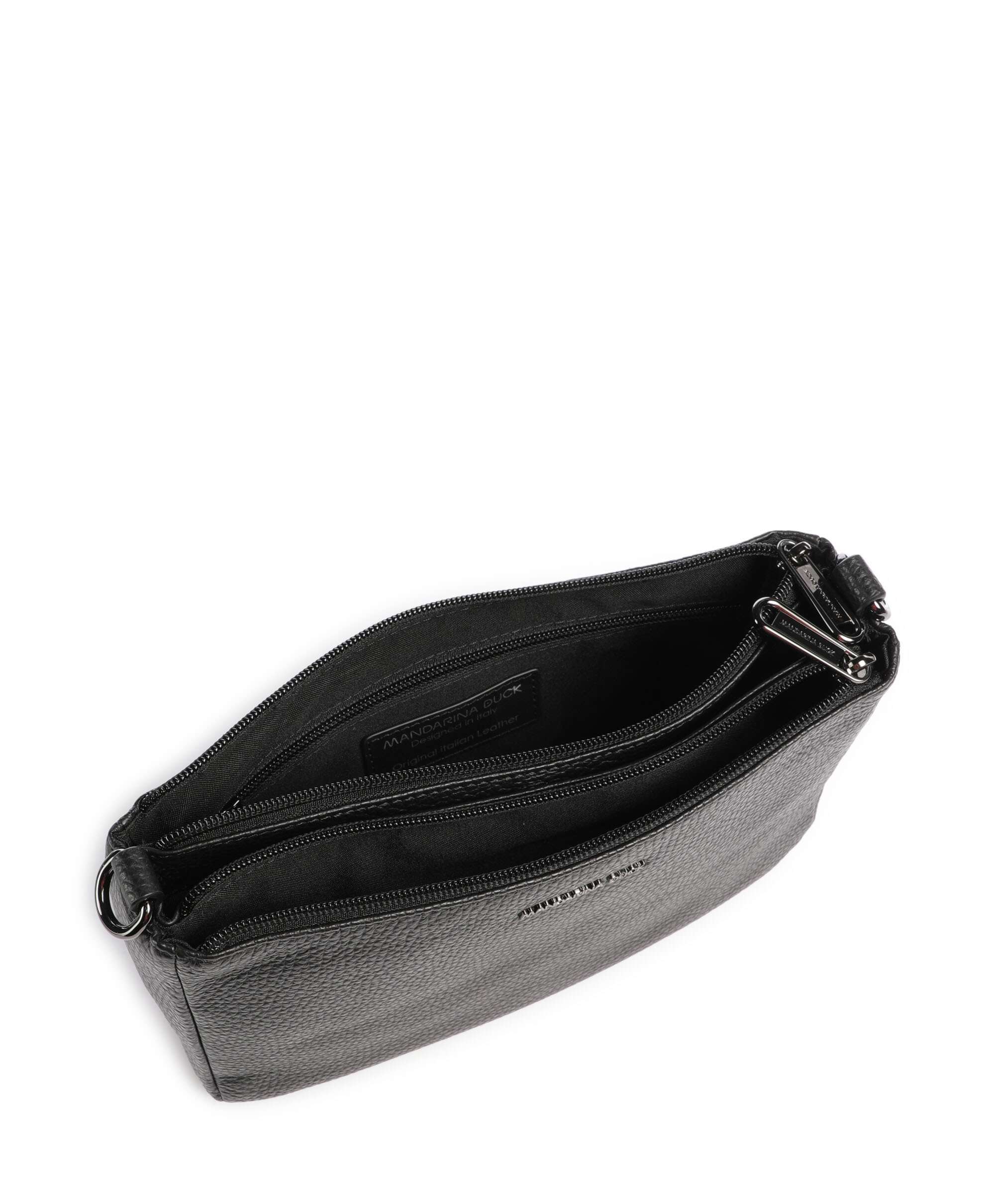 Mandarina Duck Mellow Leather Crossbody bag nero