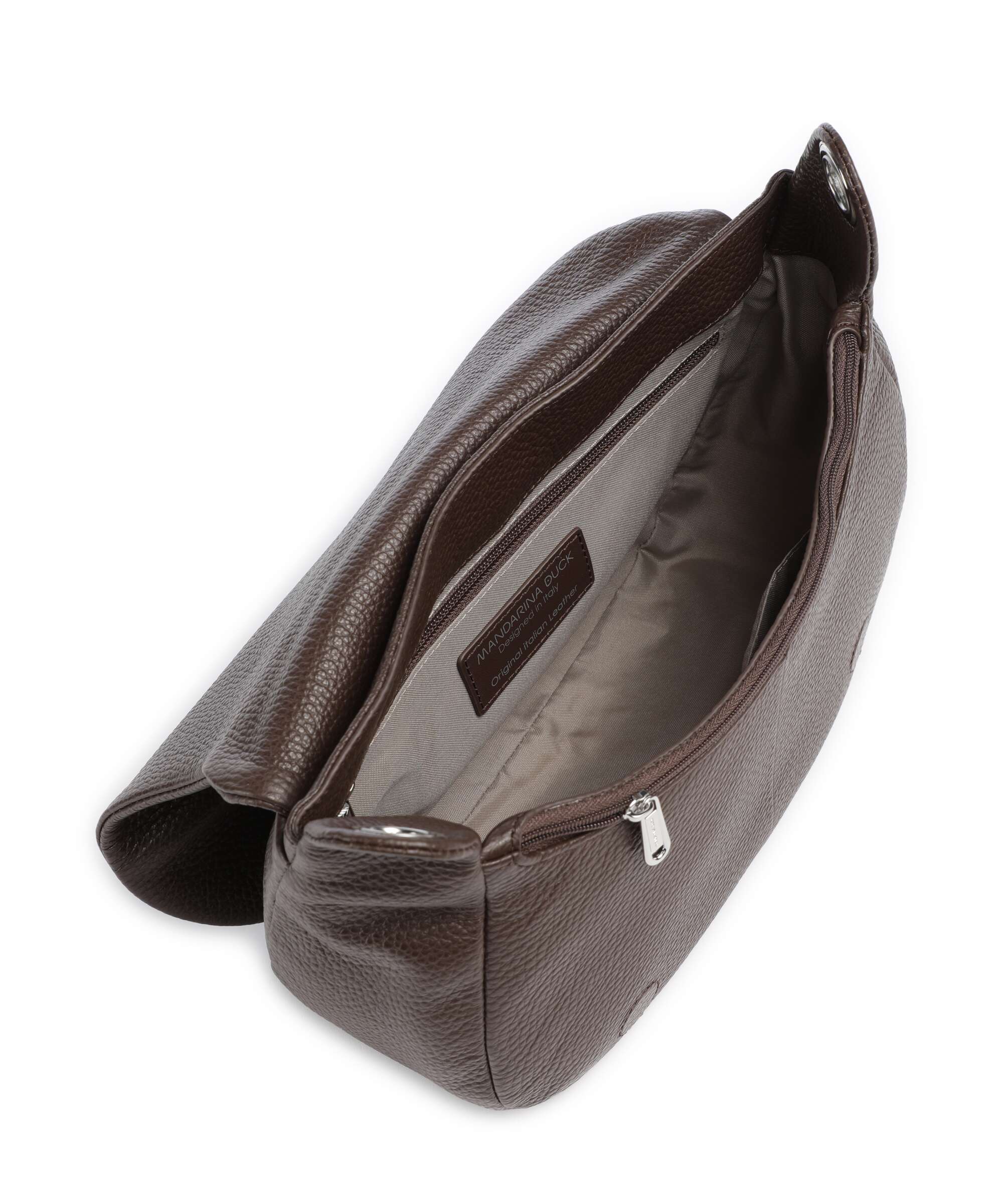 Mandarina Duck Mellow Leather Shoulder bag espresso